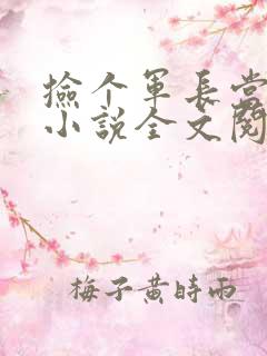 捡个军长当老公小说全文阅读