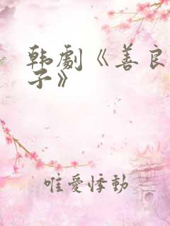 韩剧《善良的嫂子》