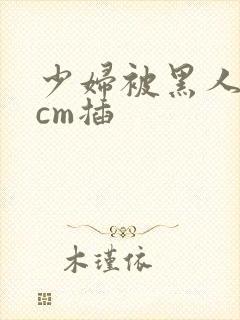 少妇被黑人30cm插