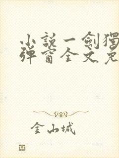 小说一剑独尊无弹窗全文免费阅读