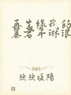 再生缘我的温柔暴君年琳琅