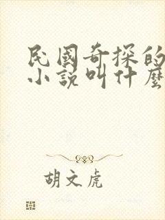 民国奇探的原著小说叫什么