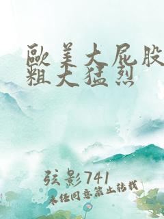 欧美大屁股黑人粗大猛烈