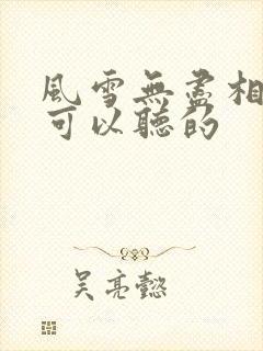 风雪无尽相思情可以听的