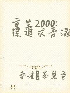 重生2000:从追求青涩校花同桌开始txt