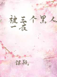 被三个黑人操了一夜