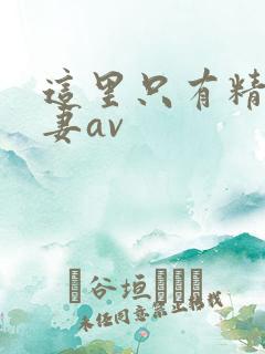 这里只有精品人妻av