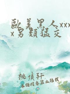 欧美黑人xxxx另类猛交