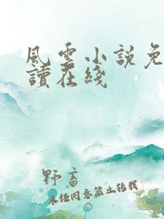 风云小说免费阅读在线