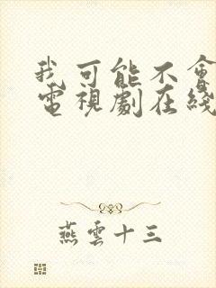 我可能不会爱你电视剧在线观看