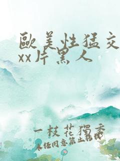 欧美性猛交xxxx片黑人