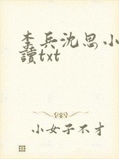 李兵沈思小说阅读txt