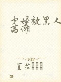 少妇被黑人插入高潮