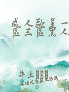 成人欧美一区二区三区黑人免