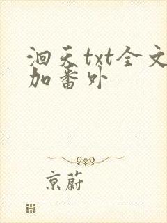 洄天txt全文加番外