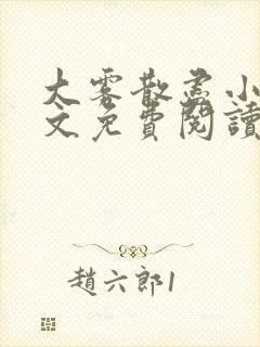 大雾散尽小说全文免费阅读大结局