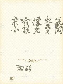 宋喻怀岑疏宁的小说免费阅读