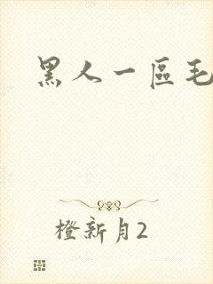 黑人一区毛片