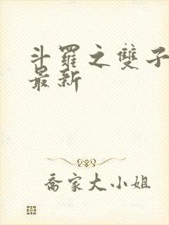 斗罗之双子斗罗最新