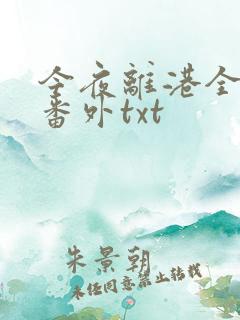 今夜离港全文加番外txt