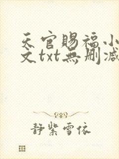 天官赐福小说全文txt无删减下载