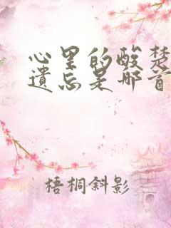 心里的酸楚要去遗忘是哪首歌的歌词