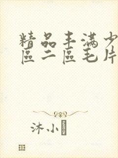 精品丰满少妇一区二区毛片