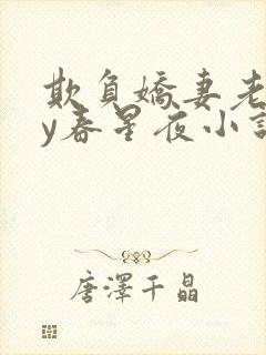 欺负娇妻老婆by春星夜小说免费阅读