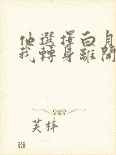 他选择白月光,我转身离开短剧免费观看