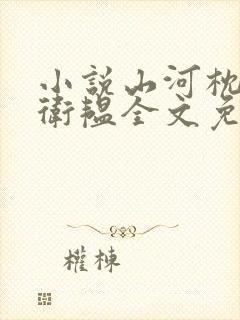 小说山河枕楚瑜卫韫全文免费阅读完整版