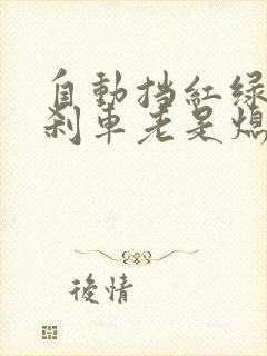 自动挡红绿灯踩刹车老是熄火