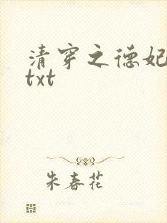 清穿之德妃日常txt