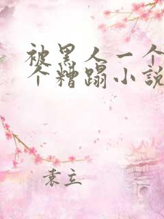 被黑人一个接一个糟蹋小说