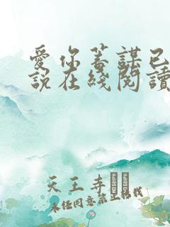 爱你蓄谋已久小说在线阅读免费