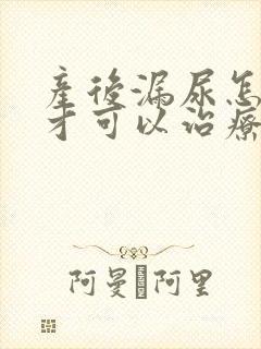 产后漏尿怎么治才可以治疗