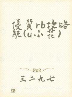 优质rb攻略系统(u小花)