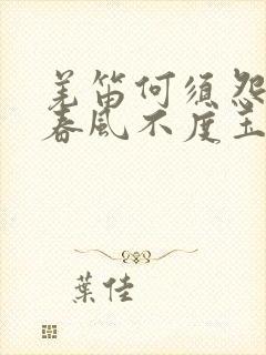 羌笛何须怨杨柳春风不度玉门关地理意义