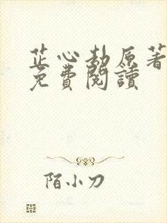 芷心劫原著小说免费阅读