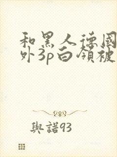 和黑人德国人老外3p白领被献身两个老