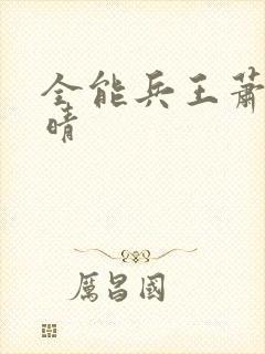 全能兵王萧晨苏晴