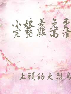 小娘惹免费观看完整版高清