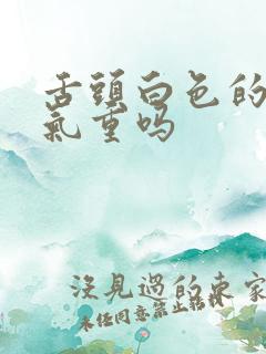 舌头白色的是湿气重吗