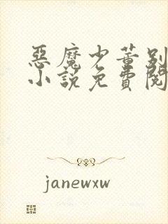 恶魔少董别玩我小说免费阅读