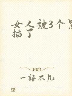 女人被3个黑人插了