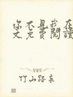 你不见我在望全文免费阅读