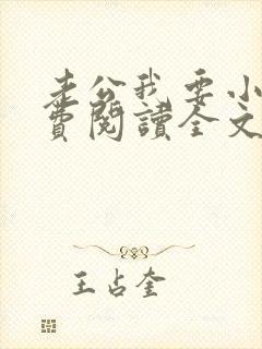 老公我要小说免费阅读全文