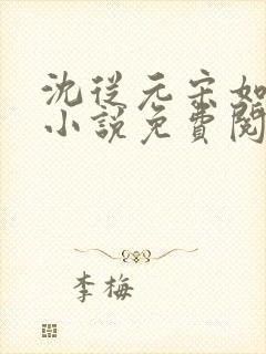 沈从元宋如嫣的小说免费阅读