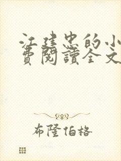 江建忠的小说免费阅读全文