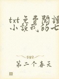 txt免费阅读小说我的七个女神姐姐