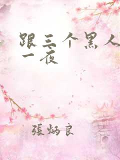 跟三个黑人做了一夜